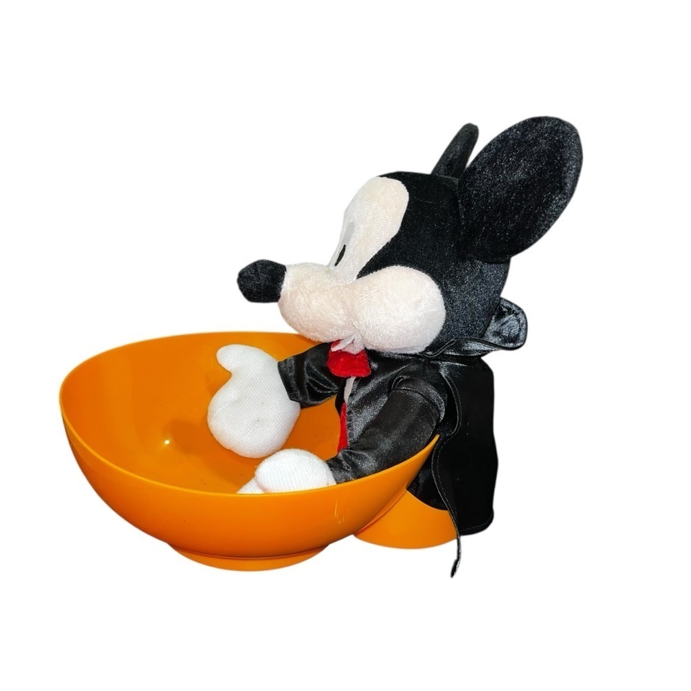 Disney Talking Animated Mickey Mouse Halloween Candy Treat Serving Bowl - Picture 2 of 5